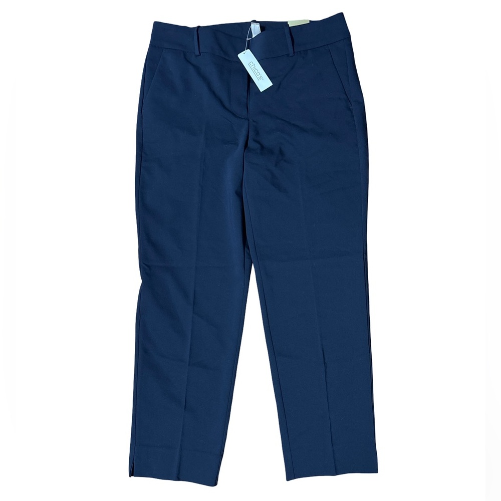 Chico's Women's Navy Straight Leg Pants